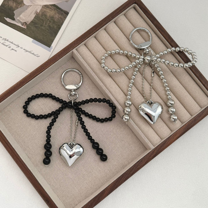 Elegant Beaded Charm Keychain Stornfield