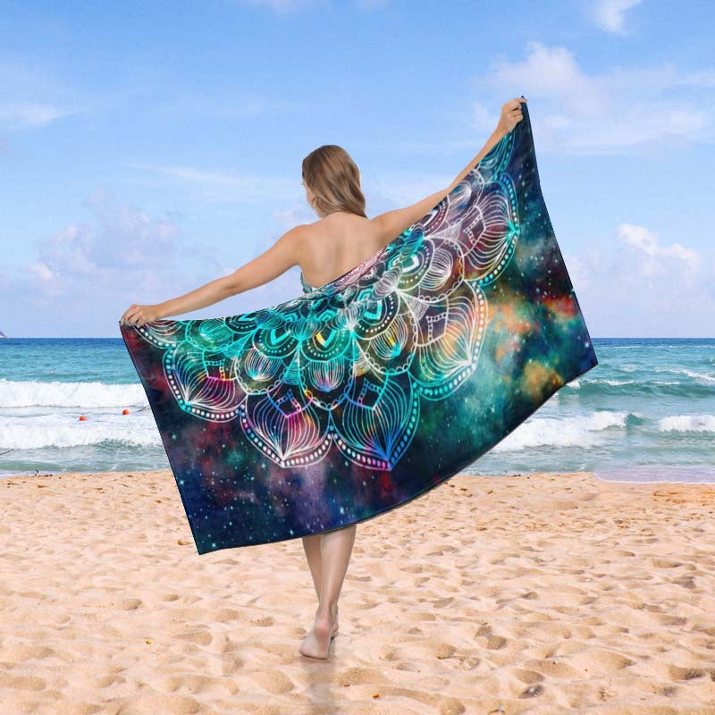 Beach towel in creative wave pattern Stornfield