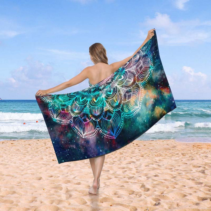 Beach towel in creative wave pattern Stornfield