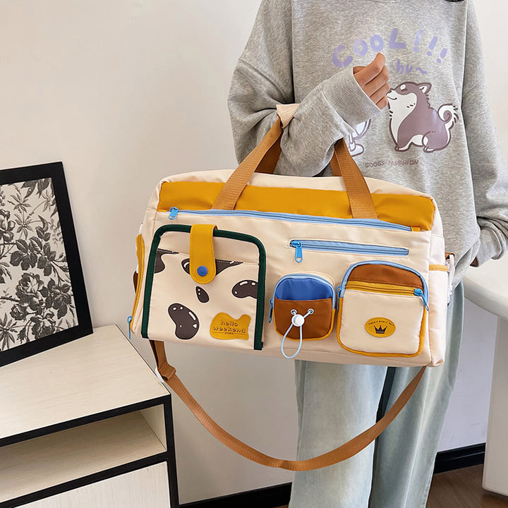 Playful Pet-Themed Travel Duffle Bag Stornfield