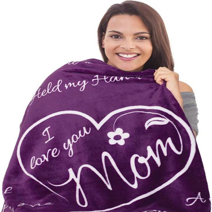 Heartwarming Message Fleece Blanket