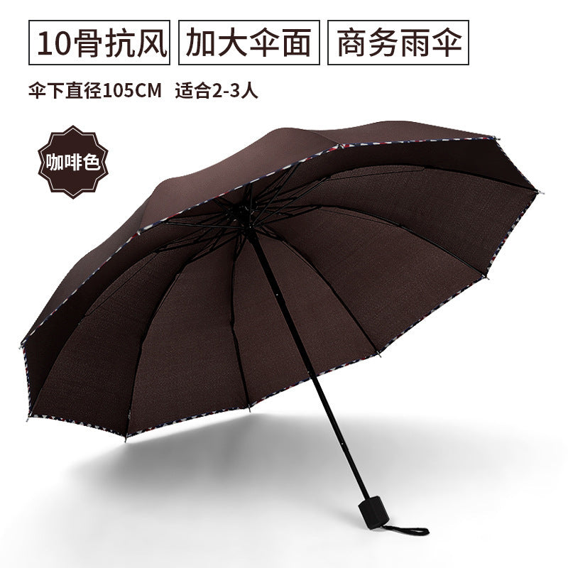 Women Large Area Umbrella with Reinforced Frame Stornfield