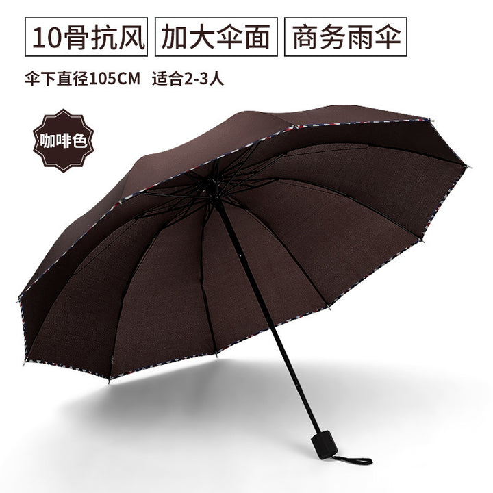 Women Large Area Umbrella with Reinforced Frame Stornfield