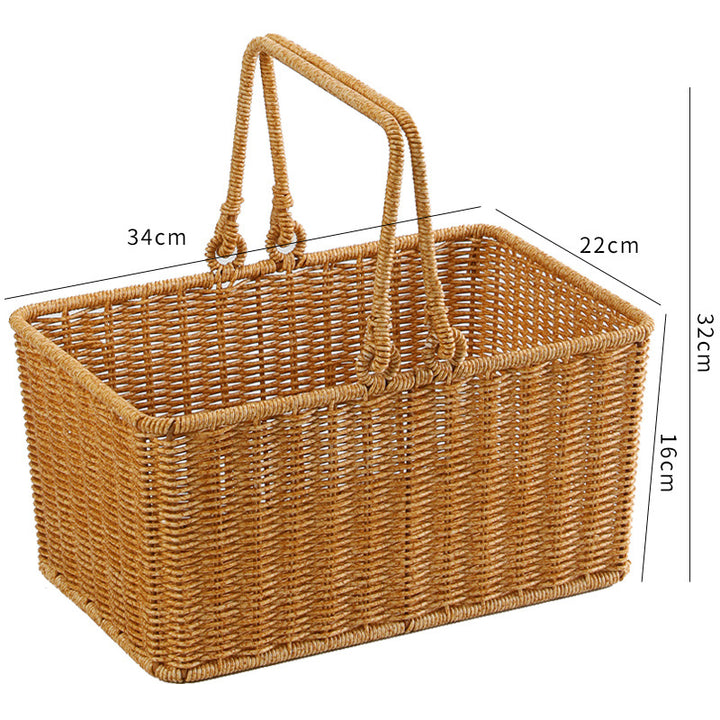 Unisex Rectangular Shopping and Storage Basket Stornfield