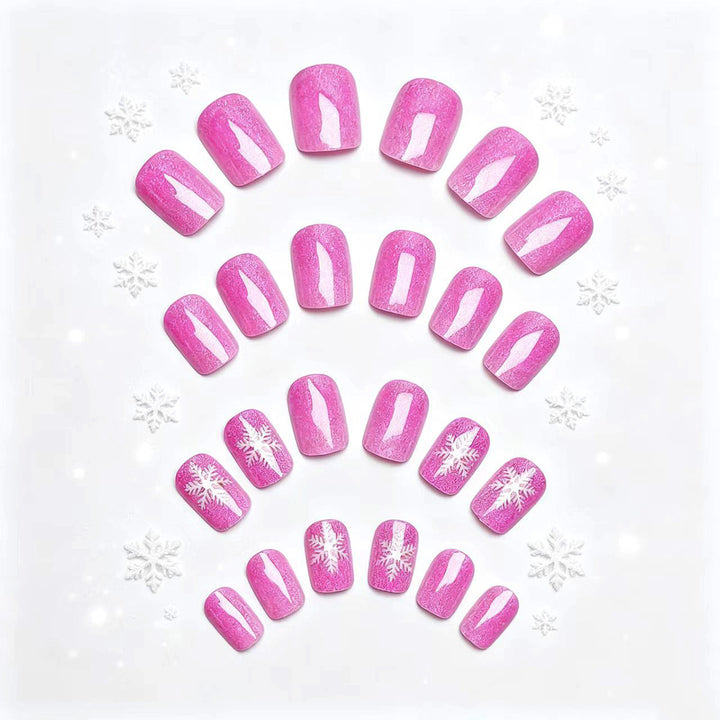 Creative Nail Art with Festive Snowflake Design Stornfield