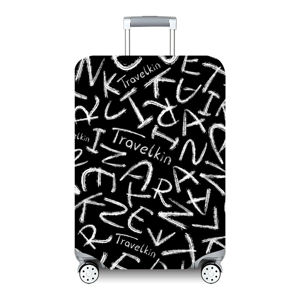 Unisex hard-shell travel suitcase with artistic landscape design Stornfield