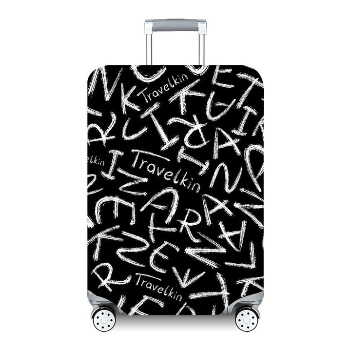 Unisex hard-shell travel suitcase with artistic landscape design Stornfield