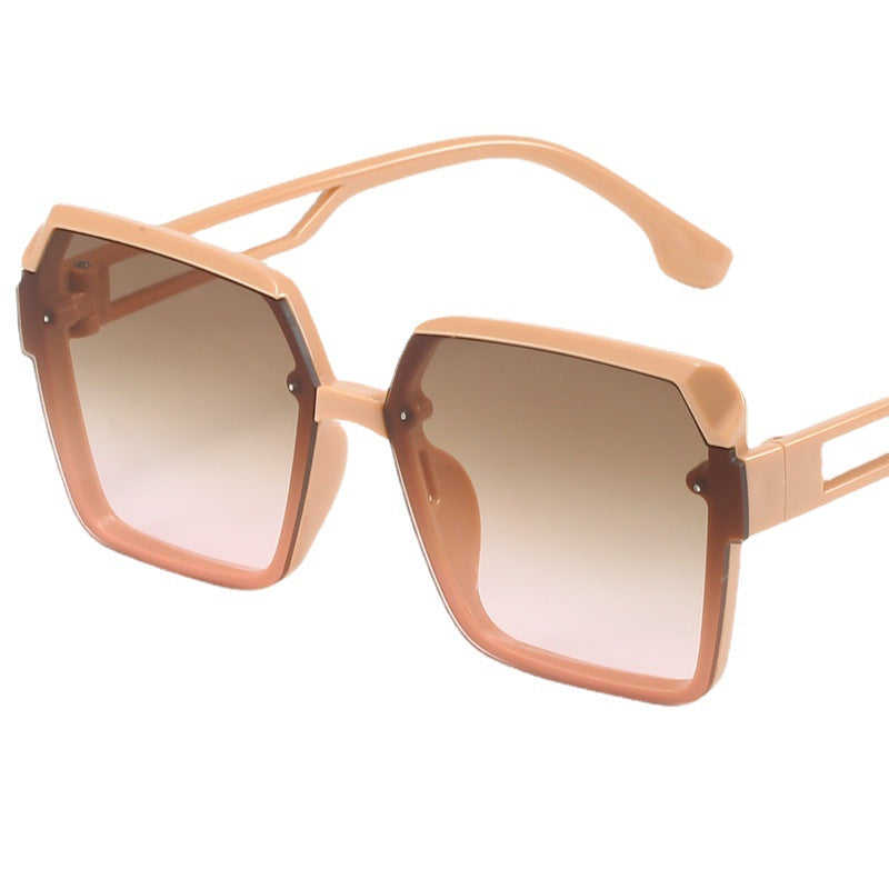 Ladies fashionable square sunglasses with filigree design Stornfield
