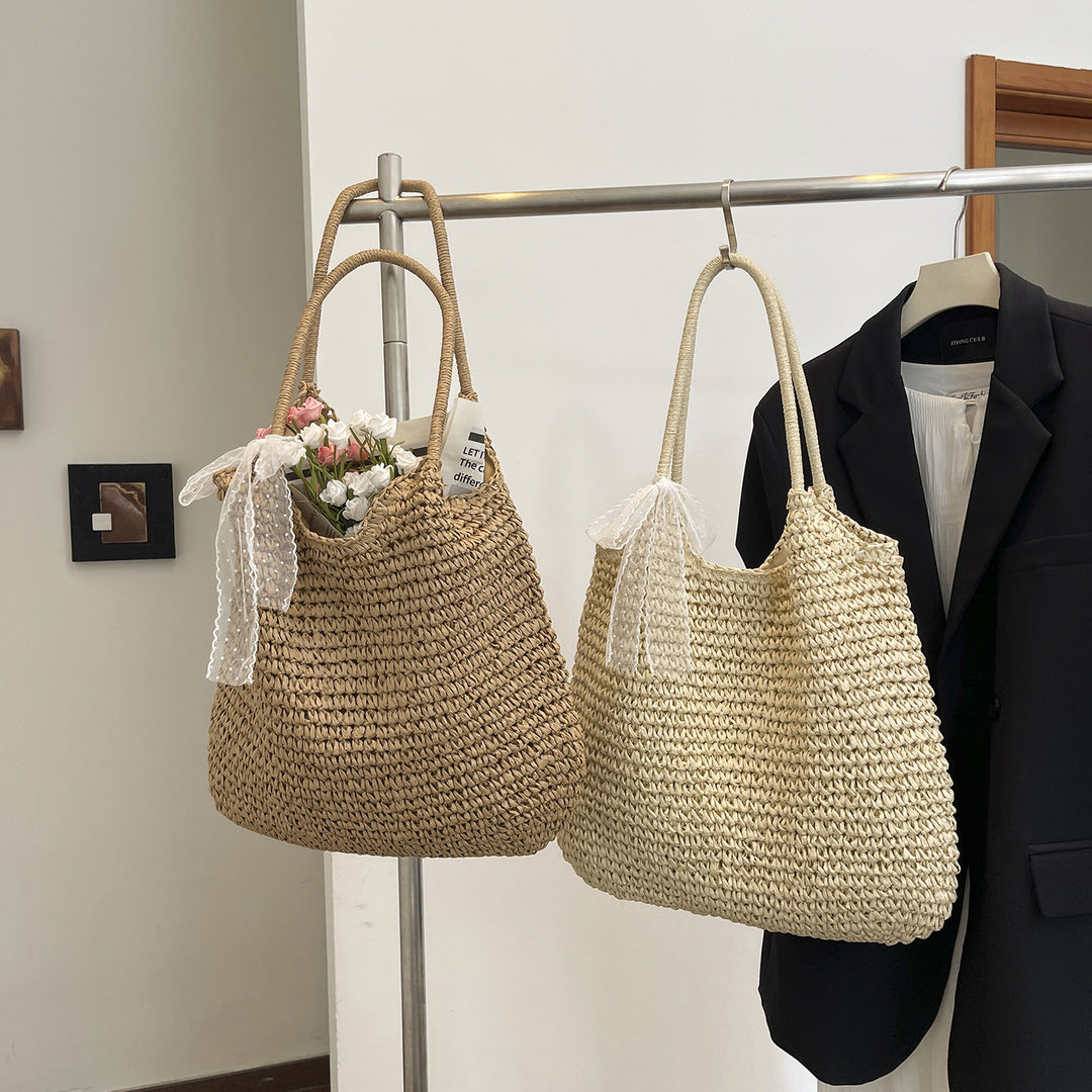 Stylish Handbag Made Of Braided Material Stornfield