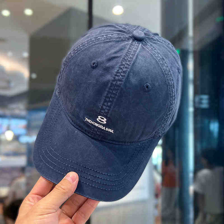 Men's Distressed Cotton Baseball Cap Stornfield