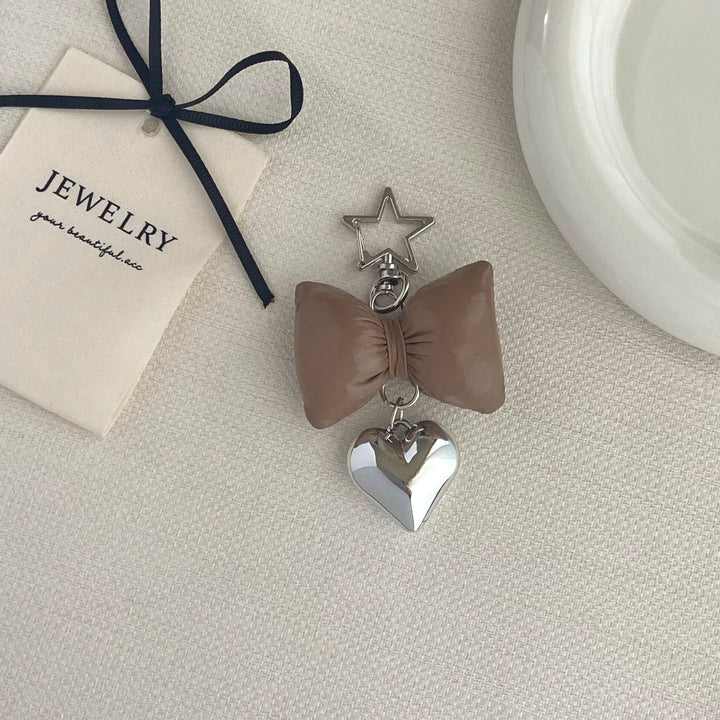 Bow-Shaped Charm Keychain Stornfield