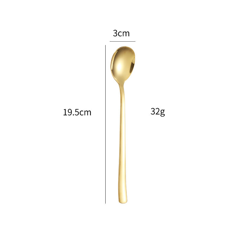 More elegant and ergonomic dessert spoon made of high-quality stainless steel Stornfield