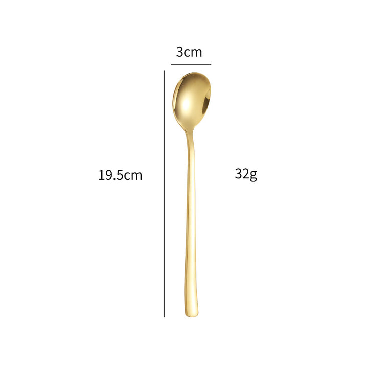 More elegant and ergonomic dessert spoon made of high-quality stainless steel Stornfield