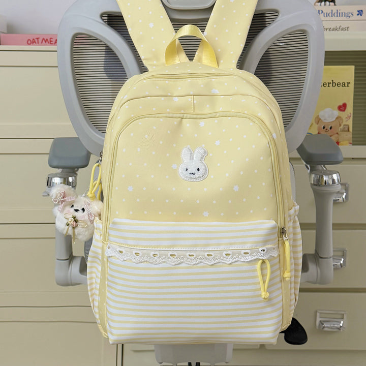 Playful Bunny-Ear Casual Backpack Stornfield