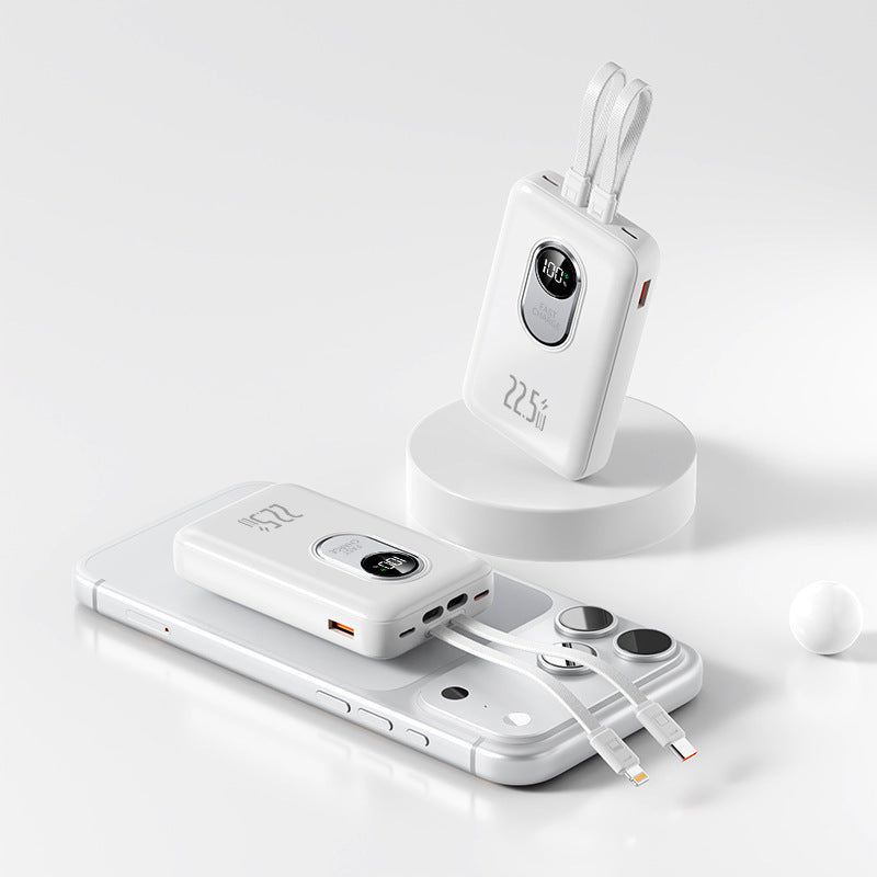 Power bank with fast charging function and integrated cable system Stornfield
