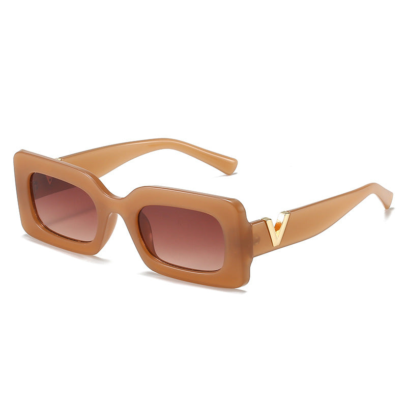 Women's fashionable square sunglasses with stylish metal embellishment Stornfield