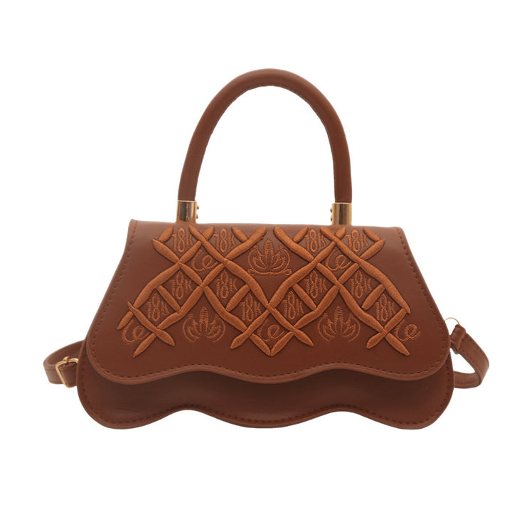 Elegant Quilted Handheld Satchel
