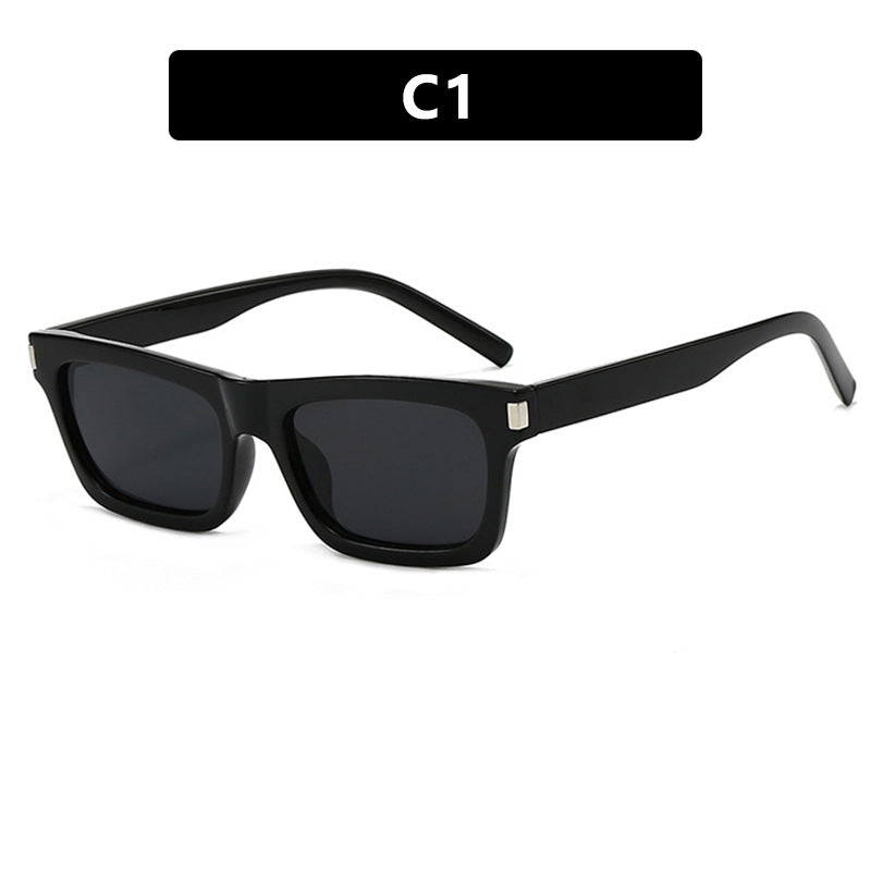 Women's square sunglasses with transparent lenses and stylish design Stornfield