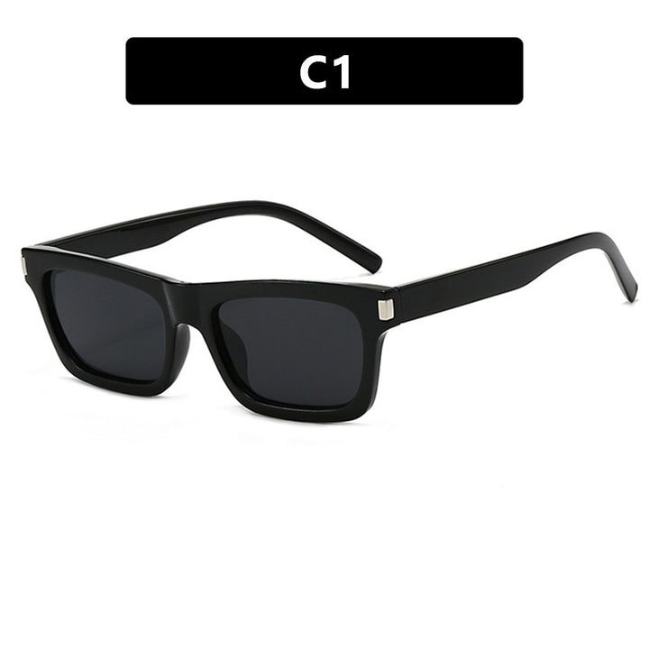 Women's square sunglasses with transparent lenses and stylish design Stornfield