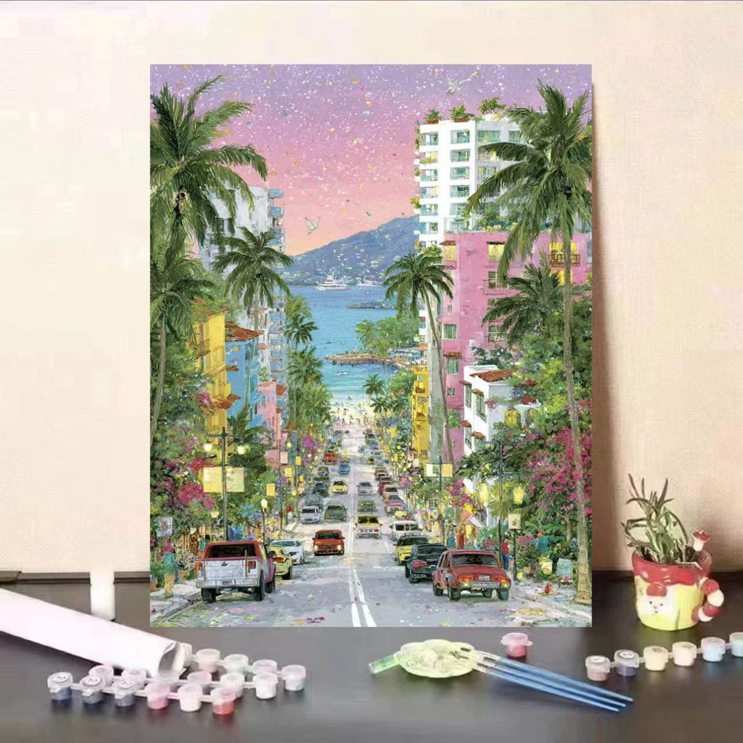 DIY Scenic Coastal Painting Kit Stornfield