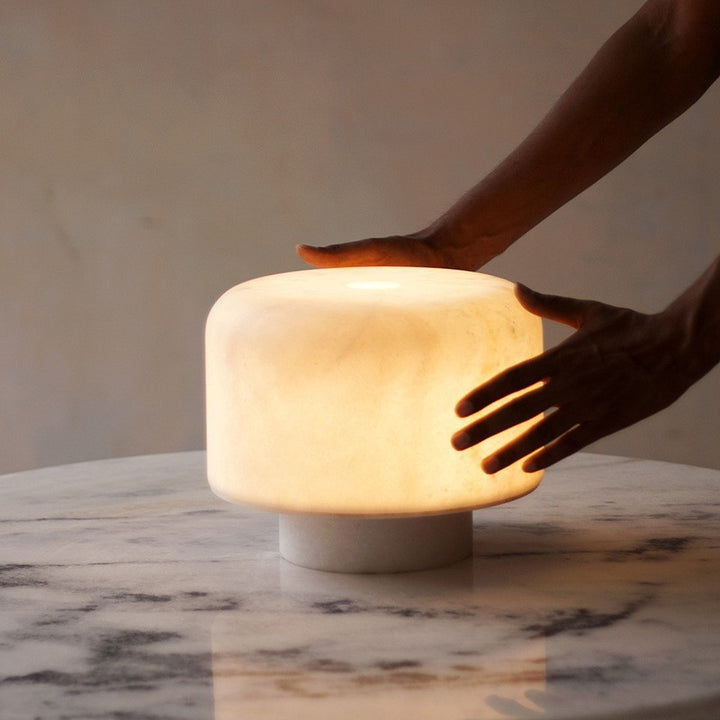Artistic Alabaster Table Lamp