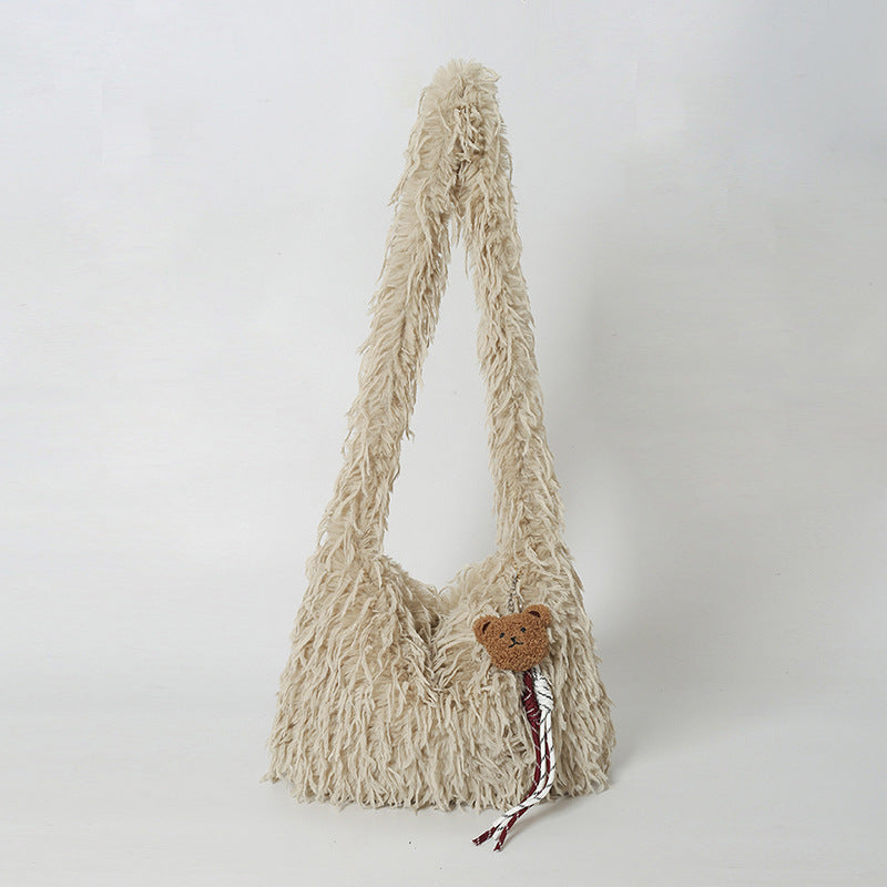 Fluffy Fringe Fashion Handbag