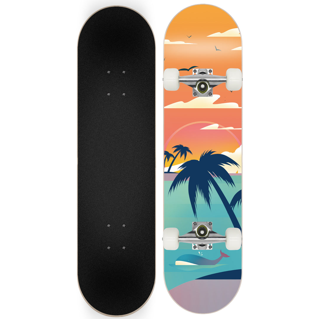 Skateboard with Galaxy Design Stornfield