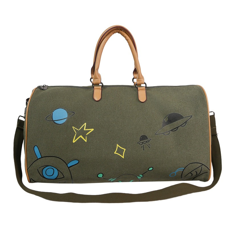 Stylish Canvas Travel Duffel