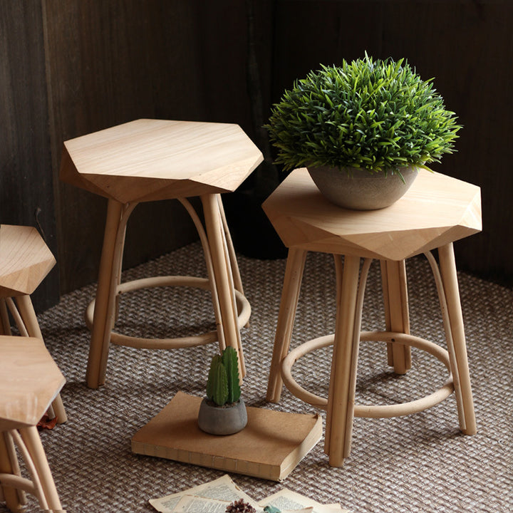 Modern stool made of high-quality Stornfield wood