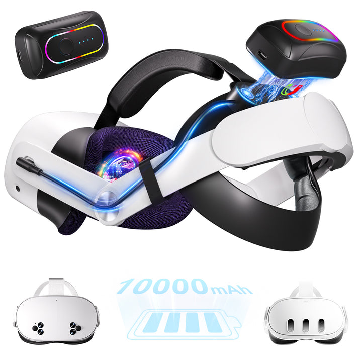 VR-Headset with high-performance battery Stornfield