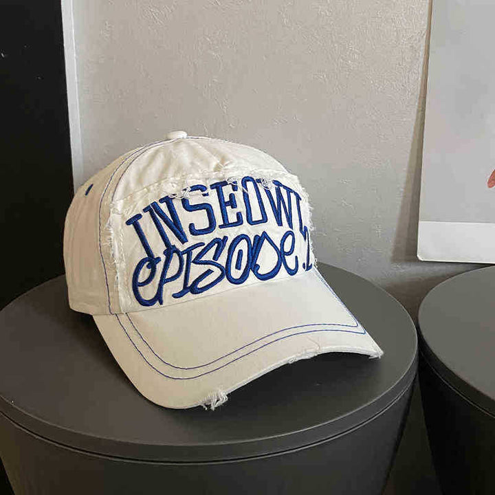 Women's Distressed Artistic Embroidered Cap Stornfield