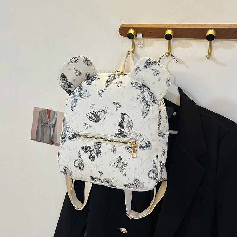 Cute Butterfly Print Mini Backpack Stornfield