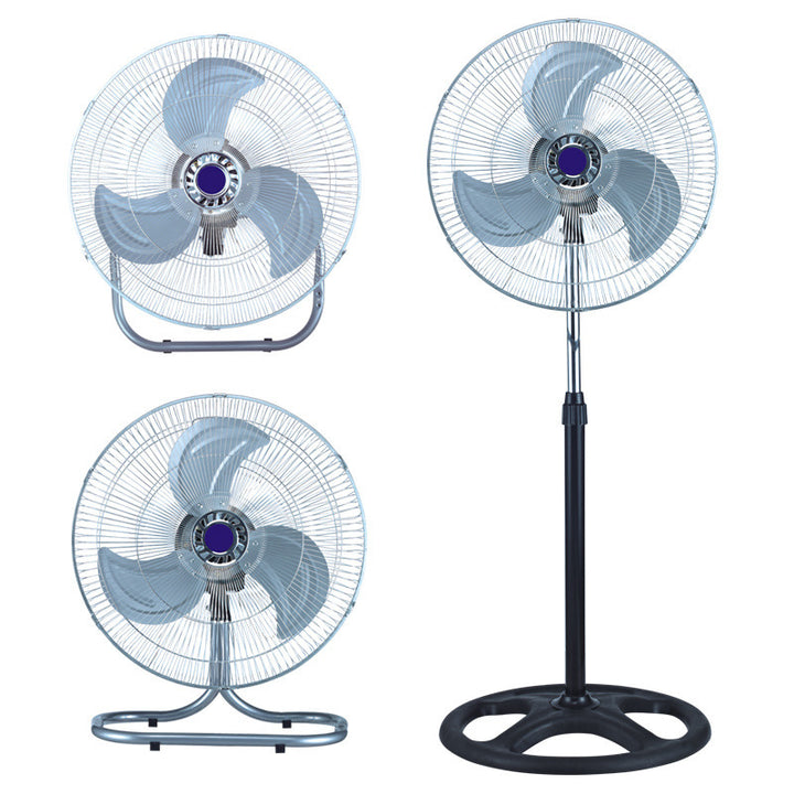 Unisex Stand Fan with flexible height adjustment and quiet operating modes Stornfield