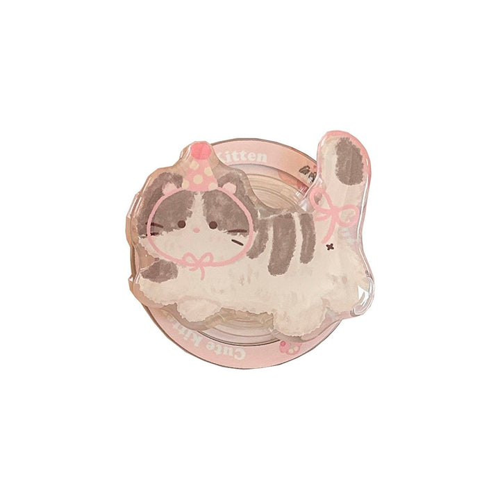 Smartphone Finger Holder in cute cat design Stornfield