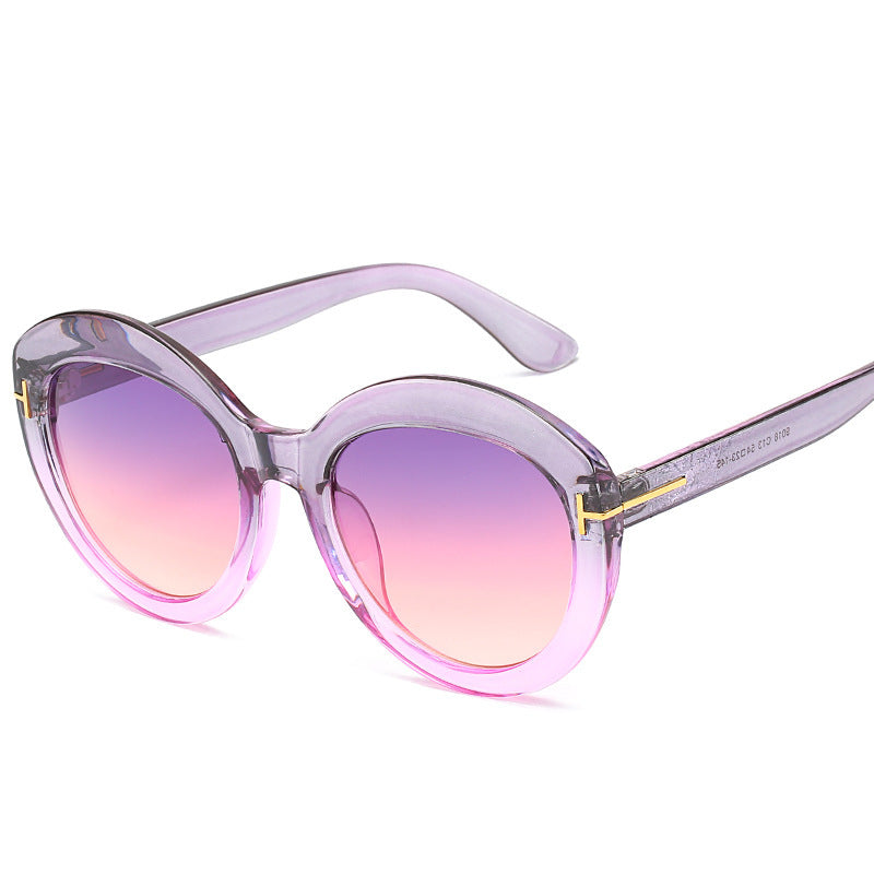 Oversized Gradient Lens Sunglasses Stornfield