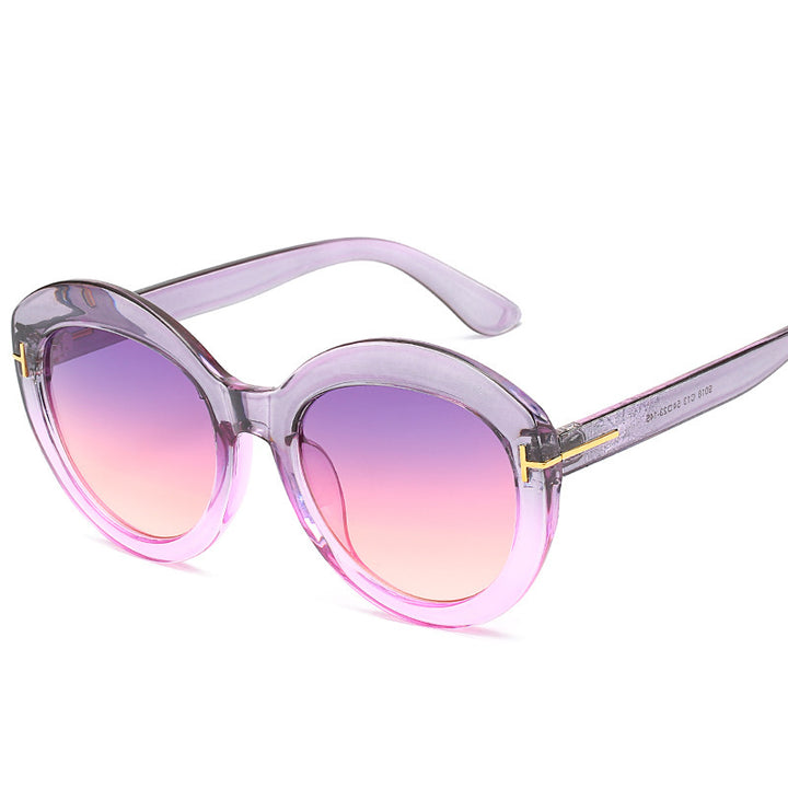 Oversized Gradient Lens Sunglasses Stornfield