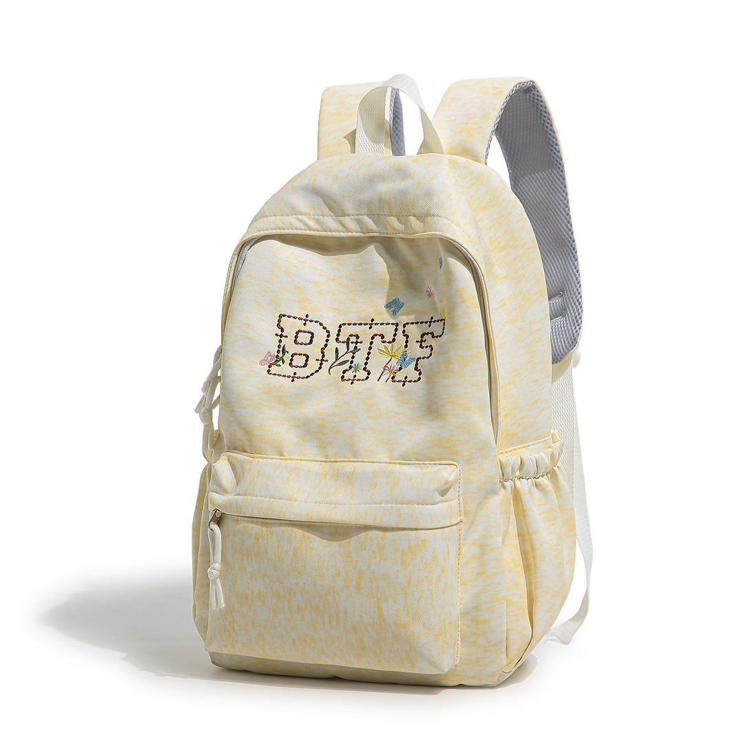 Embroidered Floral Casual Backpack Stornfield