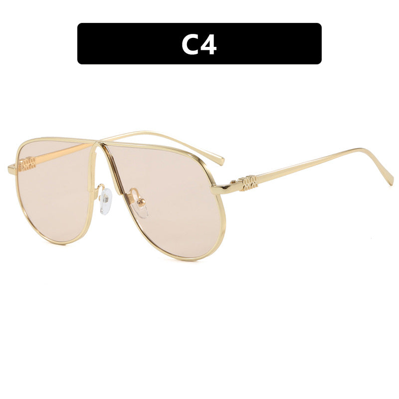 Women's pilot sunglasses with high-quality metal frame and polarized lenses Stornfield