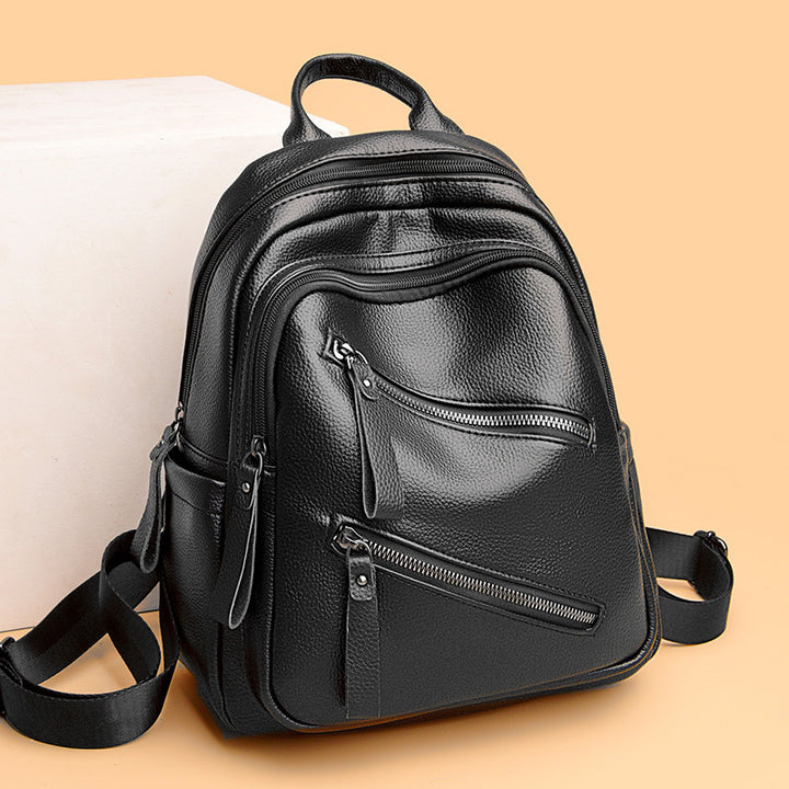 Fashionable Leather Backpack Stornfield