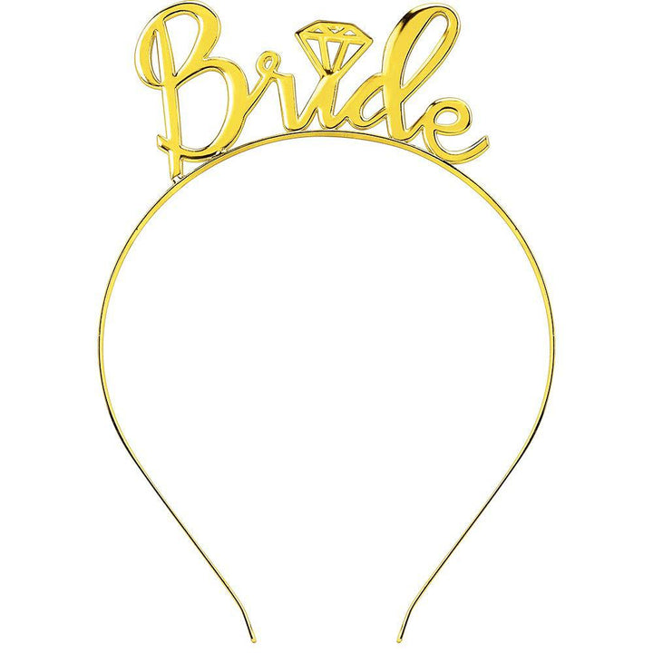 Women's bridal accessories set with shimmering veil and personalized sash Stornfield
