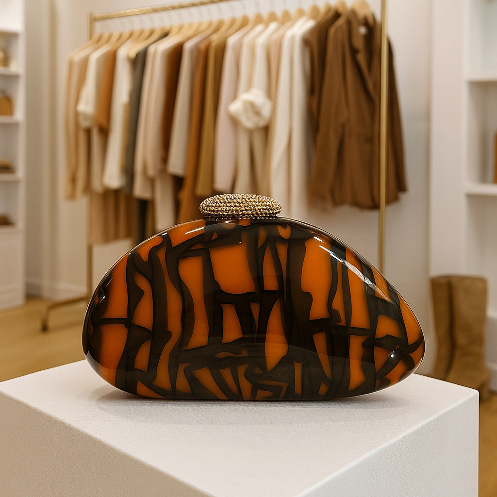 Artistic Resin Clutch