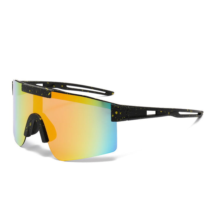 Unisex Sporty Oversized Shield Sunglasses Stornfield