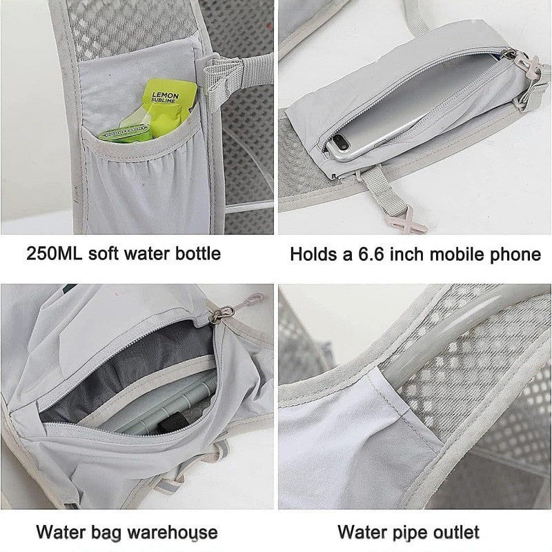 Sporty hydration backpack with breathable mesh back Stornfield