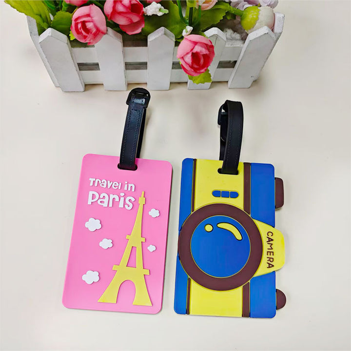 Unisex Luggage Tag in Creative Eiffel Tower Design Bowlift