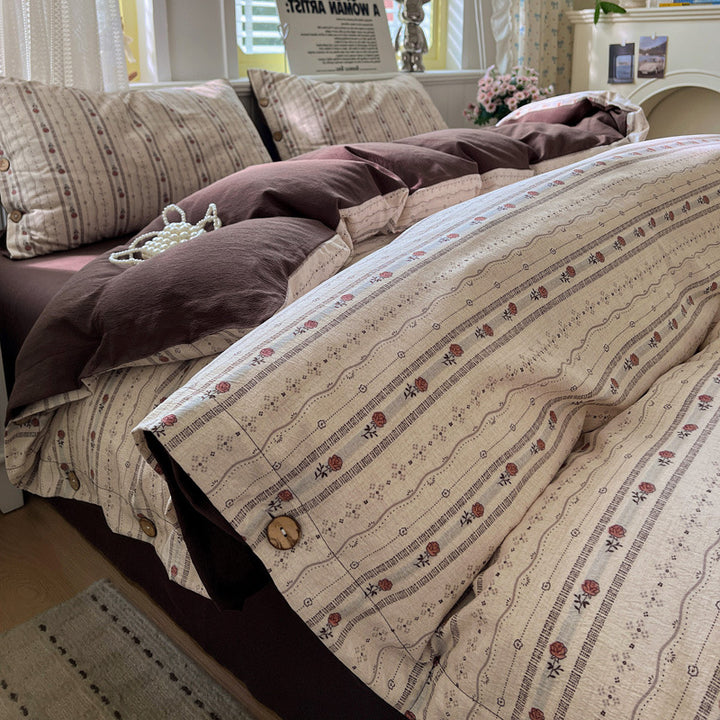 Floral Patterned Premium Bedspread