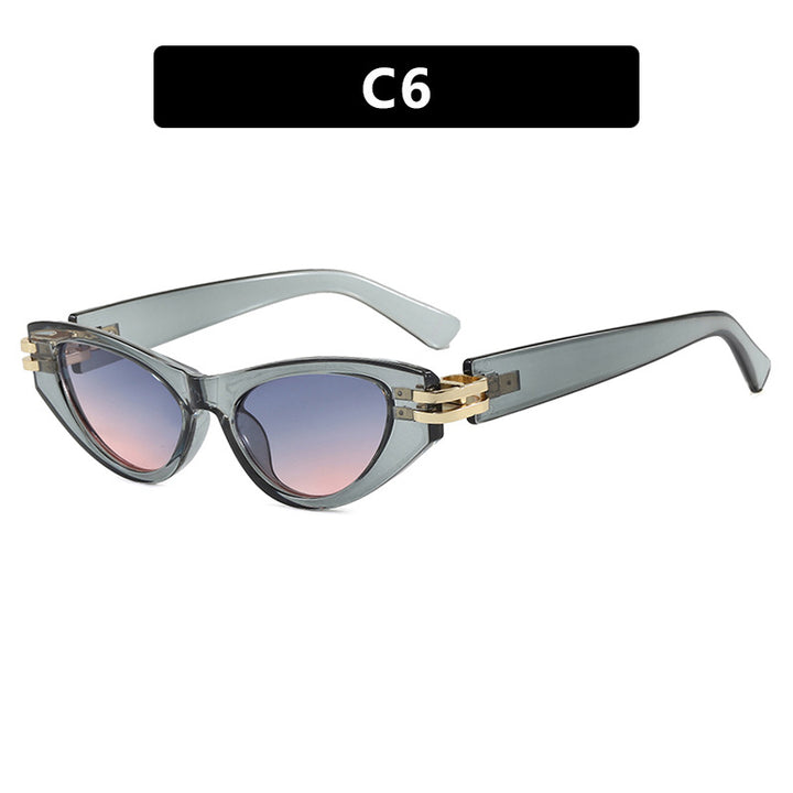 Ladies Cat-Eye Sunglasses with Luxurious Accents Stornfield