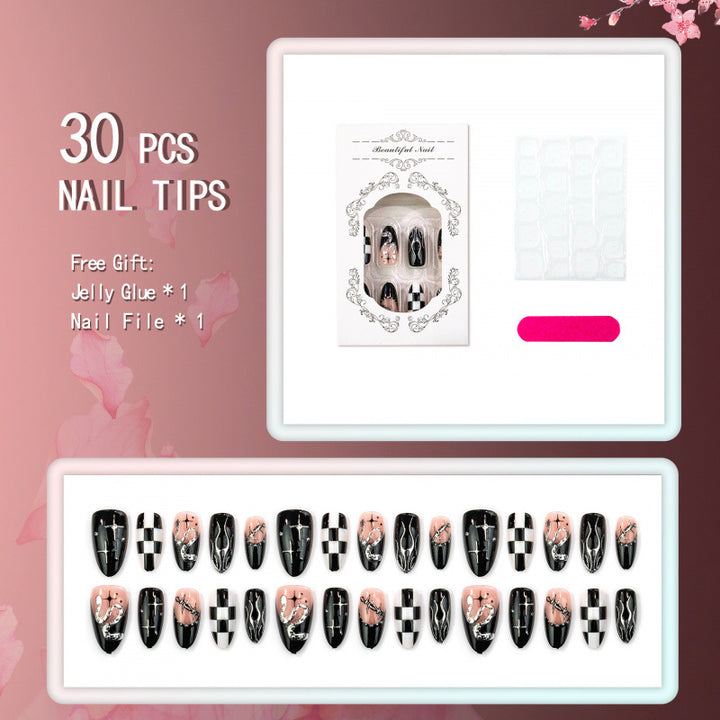 Trendy Graphic Nail Art
