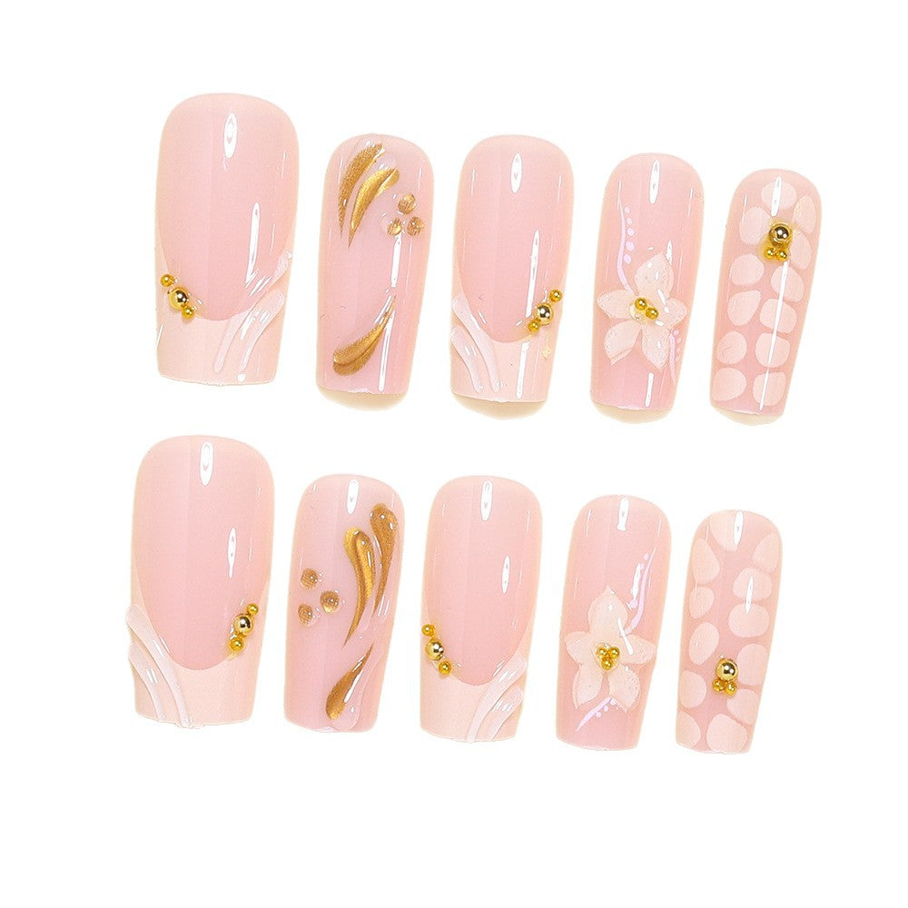 Decorative 3D Floral Nail Art Tips Stornfield