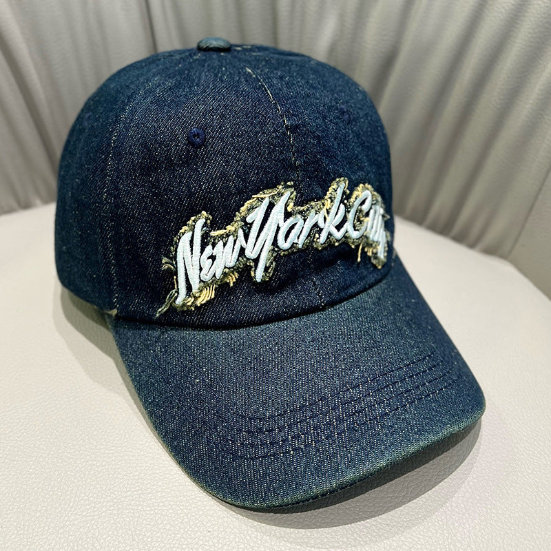 Women's Distressed Denim Cap Stornfield