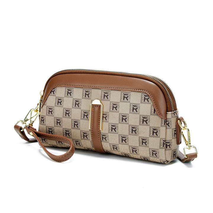 Stylish Monogrammed Clutch Bag